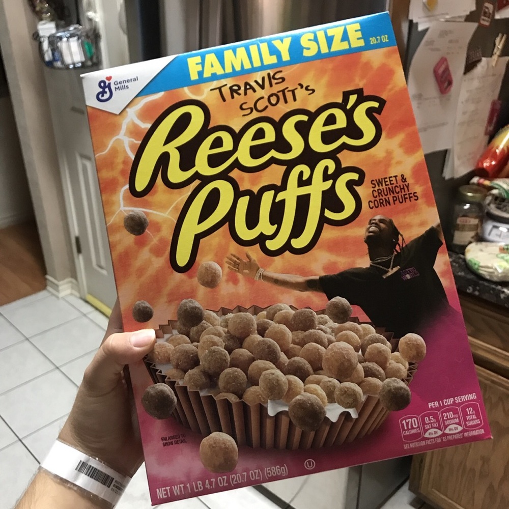 Travis Scott’s Reese’s puffs